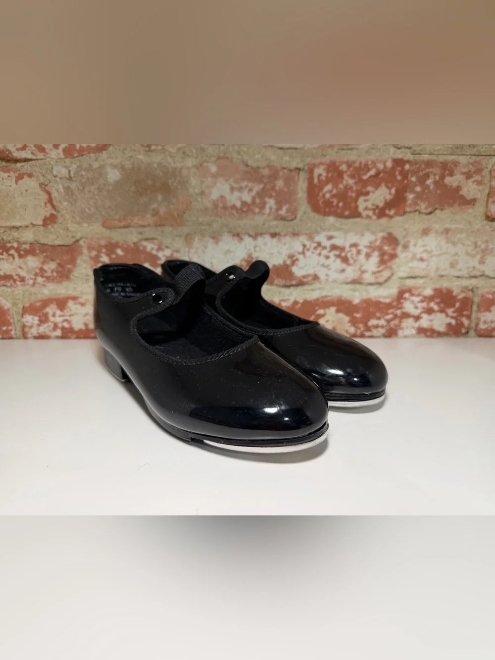 Kids Black Patent Mary Jane Tap Shoes